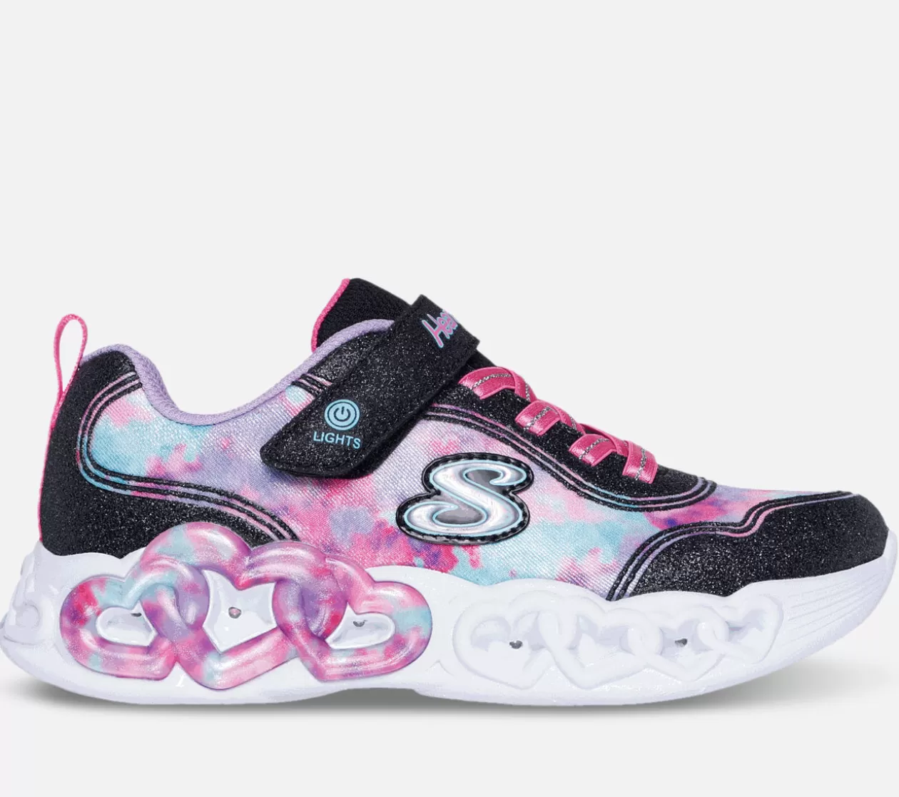 Børn SKECHERS Infinite Heart Lights - Color Lovin