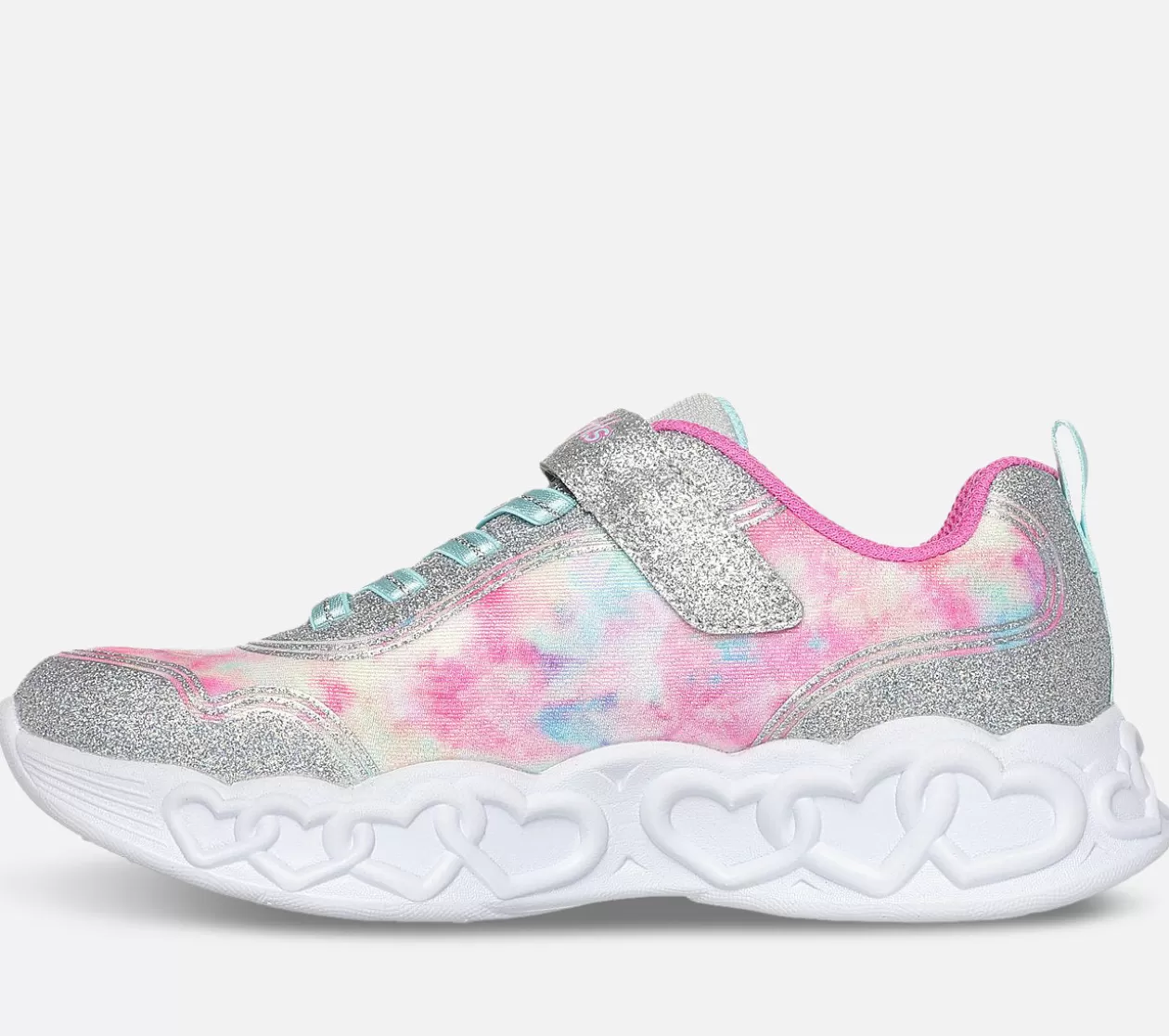 Børn SKECHERS Infinite Heart Lights - Color Lovin
