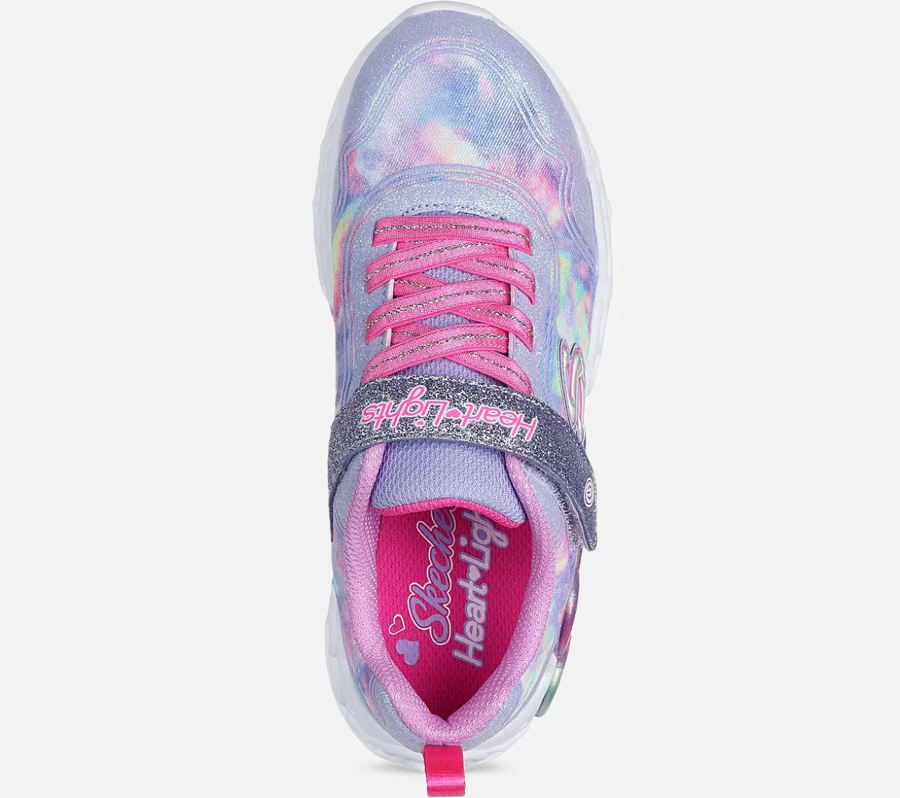Børn SKECHERS Infinite Heart Lights - Color Lovin