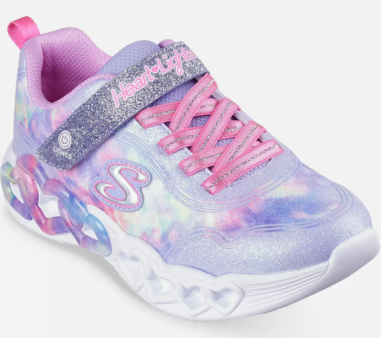 Børn SKECHERS Infinite Heart Lights - Color Lovin